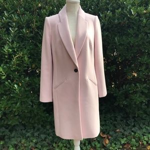 White House Black Market pink coat.